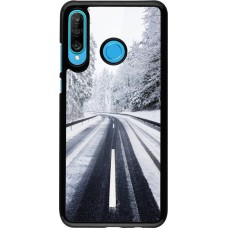 Huawei P30 Lite Case Hülle - Winter 22 Snowy Road