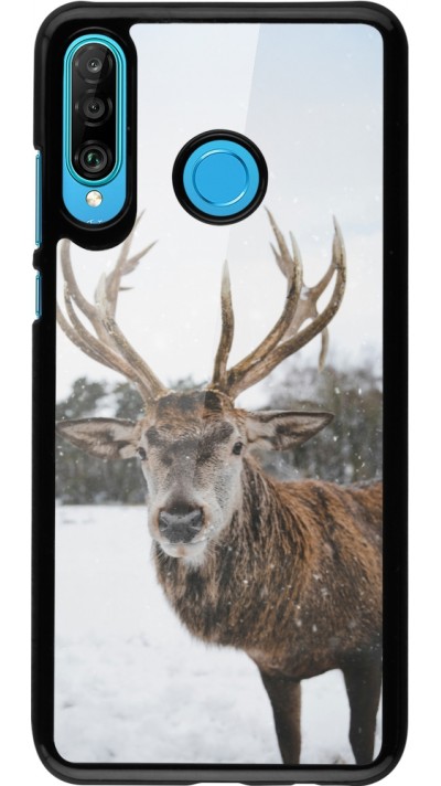 Huawei P30 Lite Case Hülle - Winter 25 Winter reindeer