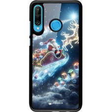 Huawei P30 Lite Case Hülle - Weihnachten 2023 Verzauberter Weihnachtsmann