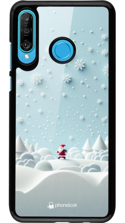 Huawei P30 Lite Case Hülle - Weihnachten 2023 Kleiner Vater Schneeflocke