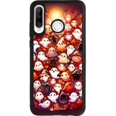 Coque Huawei P30 Lite - Silicone rigide noir Fantômes automne mignons