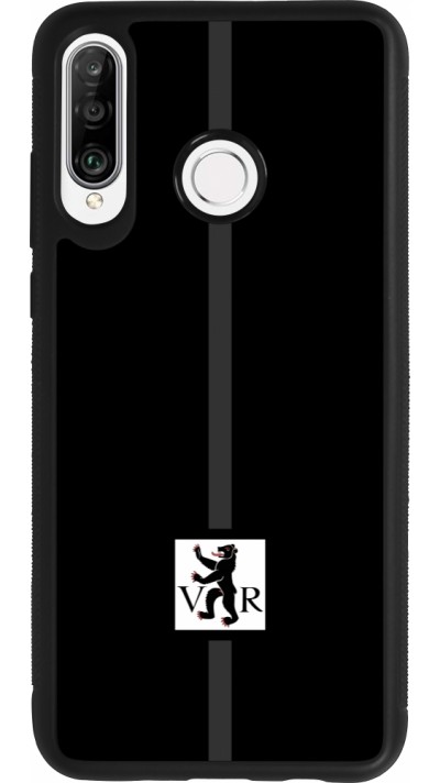 Huawei P30 Lite Case Hülle - Silikon schwarz Kanton AR schwarz