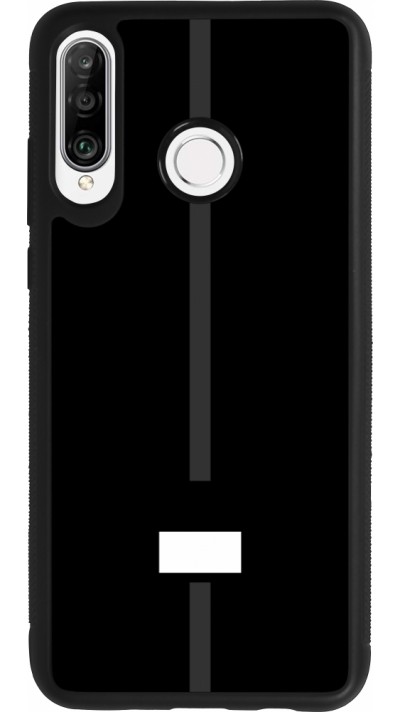 Huawei P30 Lite Case Hülle - Silikon schwarz Kanton FR schwarz