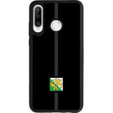 Huawei P30 Lite Case Hülle - Silikon schwarz Kanton TG schwarz
