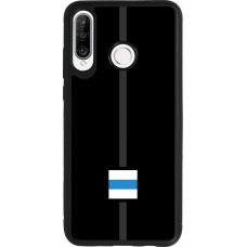 Huawei P30 Lite Case Hülle - Silikon schwarz Kanton ZG schwarz