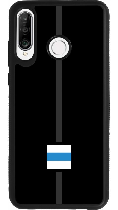 Huawei P30 Lite Case Hülle - Silikon schwarz Kanton ZG schwarz