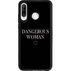 Coque Huawei P30 Lite - Silicone rigide noir Dangerous woman