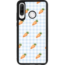Huawei P30 Lite Case Hülle - Silikon schwarz Easter 2026 Pattern carrots