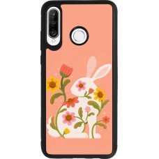 Huawei P30 Lite Case Hülle - Silikon schwarz Easter 2026 Rabbit collage