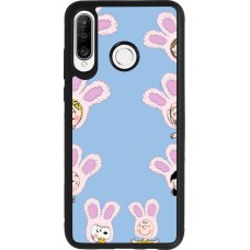 Coque Huawei P30 Lite - Silicone rigide noir Easter 2026 Snoopy