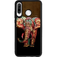 Coque Huawei P30 Lite - Silicone rigide noir Elephant 02
