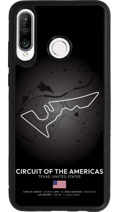 Huawei P30 Lite Case Hülle - Silikon schwarz F1 Track 2025 United States