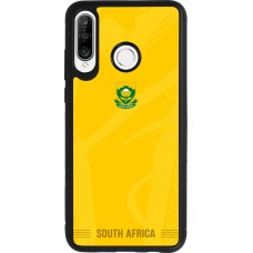 Coque Huawei P30 Lite - Silicone rigide noir Maillot de football Afrique du Sud 2026 personnalisable