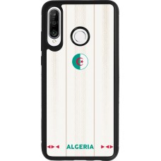 Coque Huawei P30 Lite - Silicone rigide noir Maillot de football Algérie 2026 personnalisable