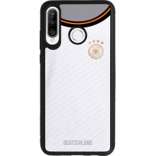 Coque Huawei P30 Lite - Silicone rigide noir Maillot de football Allemagne 2022 personnalisable