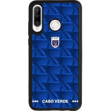 Huawei P30 Lite Case Hülle - Silikon schwarz Kap Verde 2026 personalisierbares Fussballtrikot