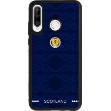 Coque Huawei P30 Lite - Silicone rigide noir Maillot de football Ecosse 2026 personnalisable