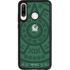 Coque Huawei P30 Lite - Silicone rigide noir Maillot de football Mexique 2026 personnalisable