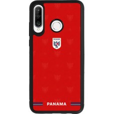 Huawei P30 Lite Case Hülle - Silikon schwarz Panama 2026 personalisierbares Fussballtrikot