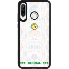 Coque Huawei P30 Lite - Silicone rigide noir Maillot de football Sénégal 2026 personnalisable