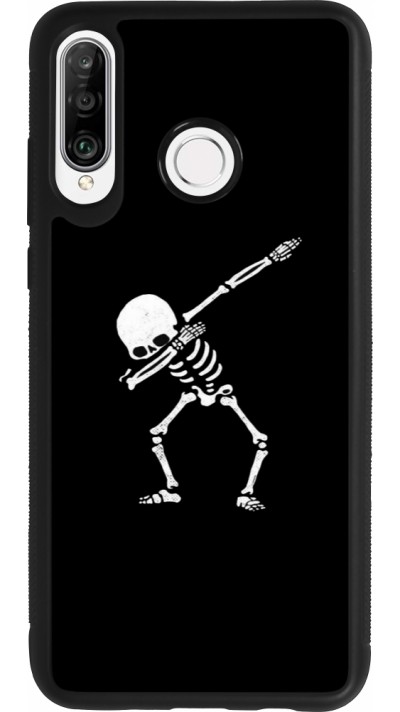 Huawei P30 Lite Case Hülle - Silikon schwarz Halloween 19 09