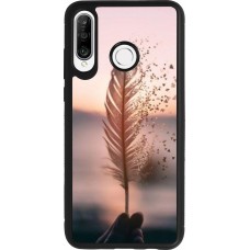 Coque Huawei P30 Lite - Silicone rigide noir Hello September 11 19
