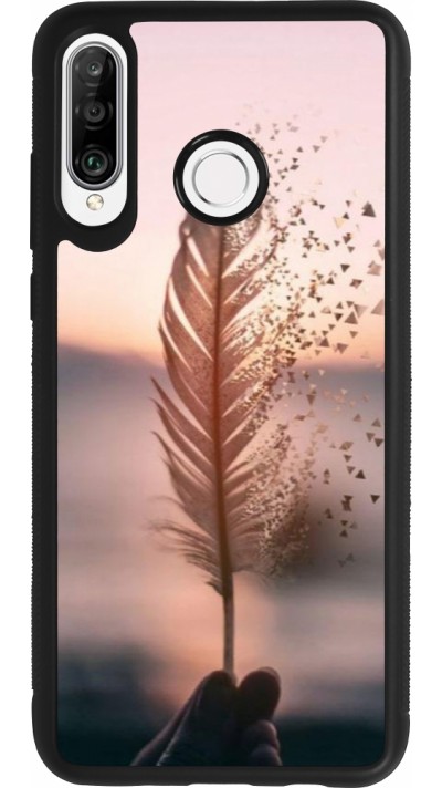 Huawei P30 Lite Case Hülle - Silikon schwarz Hello September 11 19