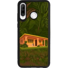 Coque Huawei P30 Lite - Silicone rigide noir Benitos house DTMF