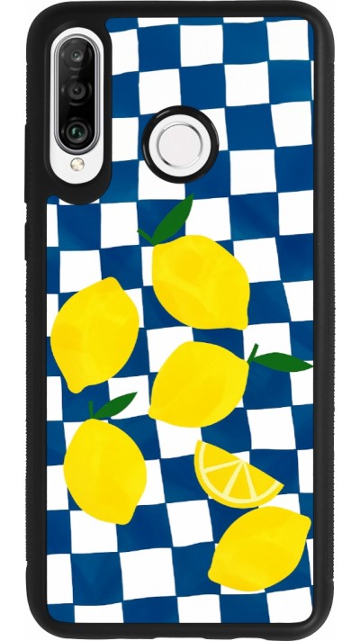 Huawei P30 Lite Case Hülle - Silikon schwarz Illustration lemons 2026