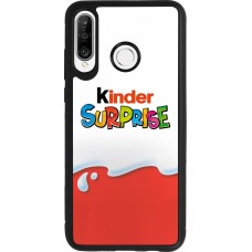Huawei P30 Lite Case Hülle - Silikon schwarz Kinder Surprise