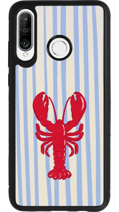 Huawei P30 Lite Case Hülle - Silikon schwarz Red lobster 2026