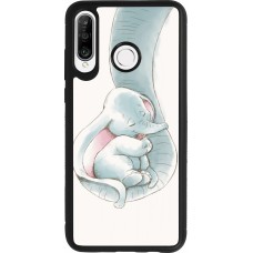 Coque Huawei P30 Lite - Silicone rigide noir Mom 1903