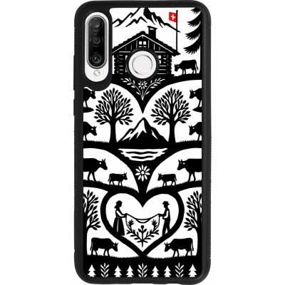 Huawei P30 Lite Case Hülle - Silikon schwarz Poya Schweiz 2