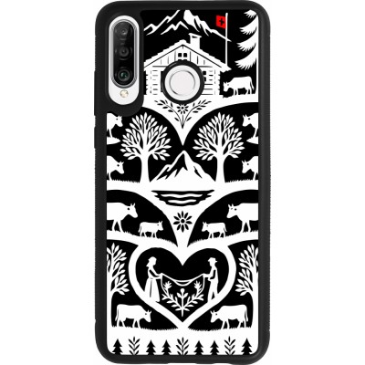 Huawei P30 Lite Case Hülle - Silikon schwarz Poya Schweiz 2 schwarz