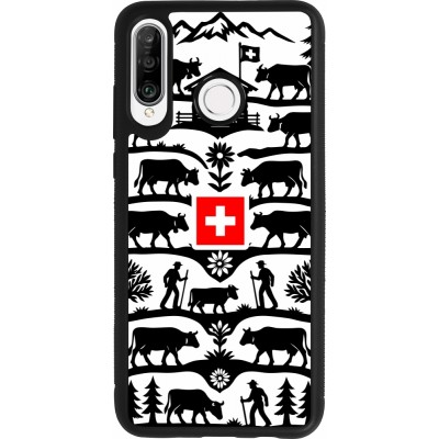 Huawei P30 Lite Case Hülle - Silikon schwarz Poya Schweiz 3