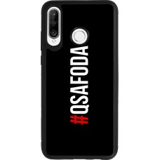 Coque Huawei P30 Lite - Silicone rigide noir Qsafoda 1