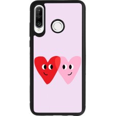 Coque Huawei P30 Lite - Silicone rigide noir Saint Valentines Day 26 Heart