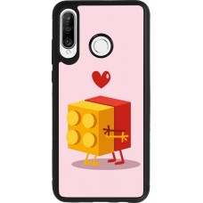 Coque Huawei P30 Lite - Silicone rigide noir Saint Valentines Day 26 Puzzle