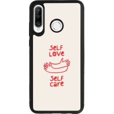 Coque Huawei P30 Lite - Silicone rigide noir Saint Valentines Day 26 Self love self care