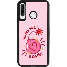 Coque Huawei P30 Lite - Silicone rigide noir Saint Valentines Day 26 You are the bomb