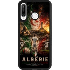 Huawei P30 Lite Case Hülle - Silikon schwarz Fussball Algerien splash 2026