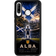 Huawei P30 Lite Case Hülle - Silikon schwarz Fussball Schottland splash 2026