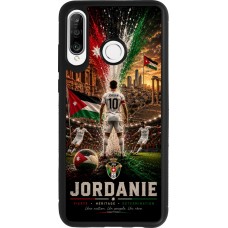 Huawei P30 Lite Case Hülle - Silikon schwarz Fussball Jordanien splash 2026