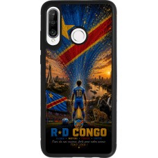 Huawei P30 Lite Case Hülle - Silikon schwarz Fussball Demokratische Republik Kongo splash 2026