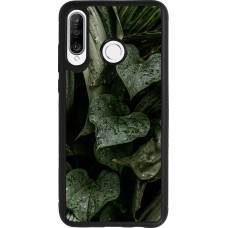 Coque Huawei P30 Lite - Silicone rigide noir Spring 23 fresh plants