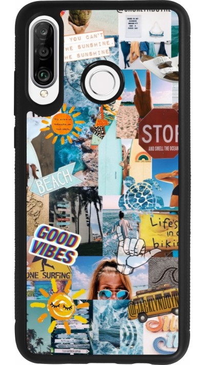 Coque Huawei P30 Lite - Silicone rigide noir Summer 2021 15
