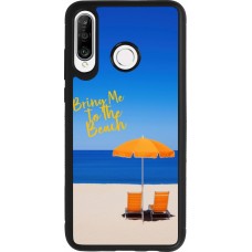 Coque Huawei P30 Lite - Silicone rigide noir Summer 2025 Bring me to the beach