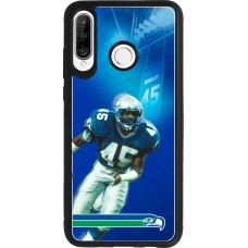 Coque Huawei P30 Lite - Silicone rigide noir Super Bowl 26 Seattle 1