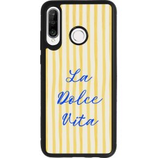 Huawei P30 Lite Case Hülle - Silikon schwarz The good life 2026