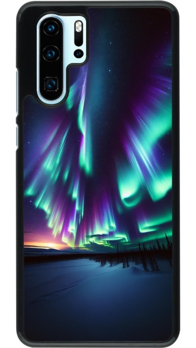 Huawei P30 Pro Case Hülle - Funkelndes Nordlicht